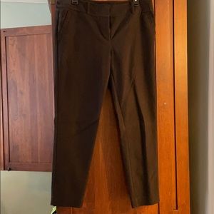 Black Loft Julie skinny ankle pants